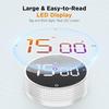 Upgrade Digital Kitchen Timer - Magnetic Countdown Countup Visual Pomodoro Timer with Large LED Display, 3-Preset Times (5, 15, 25), 3 Volume Levels, Ideal for Cooking, Baking and Fitness (1, White) view 3