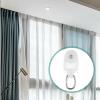 50 Pcs Curtain Track Glider Rollers Hooks Curtain Track Glider Ceiling Tracks Hooks Rail Gliders Mute Wheel Ball Pulley for 23 * 28mm Rails (Inner Diameter) view 3