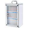Cell Phone Storage Box Aluminum Alloy Mobile Phone Storage Box Multifunctional Desktop Wall Mounted Organizer for Classroom School Office(24) view 1