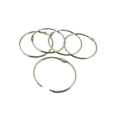 20 Pieces 50mm Metal Curtain Rings Curtain Open Rings Sliding Hook Rings