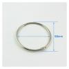 20 Pieces 50mm Metal Curtain Rings Curtain Open Rings Sliding Hook Rings view 2