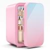 BEICHEN Mini Fridge,6 Liter/8 Can New Upgraded Skincare Fridge,110V AC/DC Portable Thermoelectric Cooler & Warmer for Skin Care, Cosmetics, Beverage, Food,Great for Bedroom,Office,Dorm(Pink) view 1