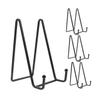 FUNOMOCYA Modern Simple Design Photo Frame Easel Stand Black Iron Plate Holders Multipurpose Display Stands for Picture Frames Anti-slip Tabletop Display Holders view 1