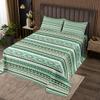jejeloiu Southwestern Geometric Bedspread for Kids Boys Girls Striped Boho Coverlet Set Twin Size Hawaiian Tropical Island Quilted Coverlet Tribal Bedroom Decor Breathable Soft Lightweight 2Pcs view 1