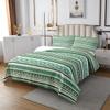 jejeloiu Southwestern Geometric Bedspread for Kids Boys Girls Striped Boho Coverlet Set Twin Size Hawaiian Tropical Island Quilted Coverlet Tribal Bedroom Decor Breathable Soft Lightweight 2Pcs view 3