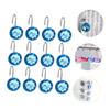 Holibanna 12pcs Acrylic Crystal Shower Curtain Hooks Heavy Duty Bathroom Hooks Decorative for Bathrooms view 3