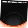 Alipis Master Bathroom Decor Plastic Rubbish Bin for Waste Paper Kitchen Toilet Capacity Trash Can Lid for Home view 4