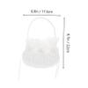 PLAFOPE Flower Baskets for Wedding 2pcs Flower Girl Basket Foldable Embroidery Romantic and Wedding view 2