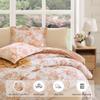BLOOMHAVEN King Comforter Set -7 Pieces Autumn Leaf Floral Comforter Set for All Seasons, Bed in a Bag King with Botanical Flowers Comforter, Sheets, Pillowcases & Shams view 3