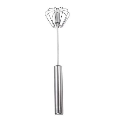 Stainless Steel Hand Mixer Manual and Semi-Automatic Egg Beater for Whipping Cream Cake Batter Baking Electric Kitchen