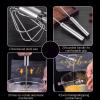 Stainless Steel Hand Mixer Manual and Semi-Automatic Egg Beater for Whipping Cream Cake Batter Baking Electric Kitchen view 4