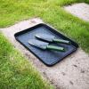 3pcs Plastic Shoes Storage Tray for Boots and Bowls, Black view 4