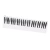 Ymiko Wood Piano Key Design Coat Rack Hook Wall Mounted Hanger Decorative Entryway fit for Bedroom view 1