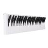 Ymiko Wood Piano Key Design Coat Rack Hook Wall Mounted Hanger Decorative Entryway fit for Bedroom view 3
