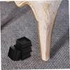 Hoement 4 Piece Stackable Rubber Bed Risers for Height Adjustment view 3
