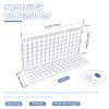 12 Pcs Under Couch Blocker for Bed Adjustable Furniture Plastic Under Bed Blocker with 30 Ties White Couch Barriers for Dogs Pets Cats (Style3) view 2