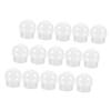 GALPADA 15pcs Clear Plastic Snow Globe Craft Kit Snow Globe Replacement Parts for Christmas Holiday Decor for All Ages and Skill Levels view 1