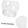 GALPADA 15pcs Clear Plastic Snow Globe Craft Kit Snow Globe Replacement Parts for Christmas Holiday Decor for All Ages and Skill Levels view 3