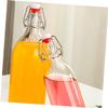 Alipis 10pcs Swing Top Lids for Glass Bottles Silicone Seals Airtight Caps for Home Brewing Vinegar and Beverage Storage Easy to Install and Elegant Design view 4