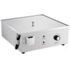Electric Steamed Buns Machine, Four-Hole Stainless Steel Food Steamer, 30-110 Temperature, Dry Boiling Alarm, for Home Store Buffet Restaurant (Silver) view 1