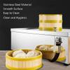 Electric Steamed Buns Machine, Four-Hole Stainless Steel Food Steamer, 30-110 Temperature, Dry Boiling Alarm, for Home Store Buffet Restaurant (Silver) view 2