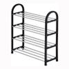 5-Layer Dust-Proof Shoe Rack, Metal Tube & Plastic Organizer for Home Hallway view 3