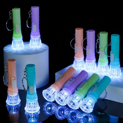 PROLOSO Mini Flashlight Keychains Portable Toy Flashlight Key Rings for Kids Hiking Camping Party Favors 30 Pcs