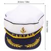 Captain Hat for Adults Sailor Cap Halloween Costume Accessory Decorative Hat for Themed Events and Sailing Parties Lightweight and Breathable Material view 4