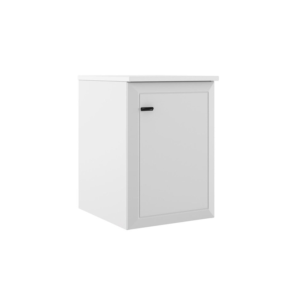DAX Delta 24" 1-Door Lower Side Cabinet, White