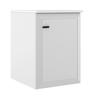 DAX Delta 24" 1-Door Lower Side Cabinet, White view 4