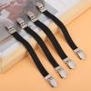 Semme Bed Sheet Straps, Sheet Holders Keep Sheets Firm & Tight 4pcs Elastic Crisscross Sheet Corner Holder Straps Gripper Mattress Gripper Firm Tight Accessories Fasteners Suspender (Black) view 2