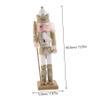 PRETYZOOM 4pcs Wooden Nutcracker Soldiers Xmas Home Decor for Centerpieces view 2