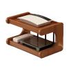 CMYCYDDPLY WiFi Box Hider, WiFi Storage Box, Router Stand, Desktop Storage Rack, Wall Mounted Hide Router Decor, for Office and Home(2 Layers 30cm) view 1
