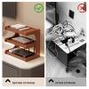 CMYCYDDPLY WiFi Box Hider, WiFi Storage Box, Router Stand, Desktop Storage Rack, Wall Mounted Hide Router Decor, for Office and Home(2 Layers 30cm) view 2