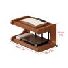 CMYCYDDPLY WiFi Box Hider, WiFi Storage Box, Router Stand, Desktop Storage Rack, Wall Mounted Hide Router Decor, for Office and Home(2 Layers 30cm) view 3
