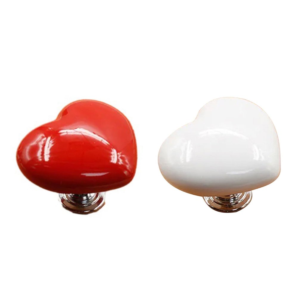 BOLOUY Presser 2pcs Stylish Heart Shaped Toilet Press Button Water Press Flush Button Unique Bathroom Accessory for Modern Look