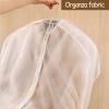 AIBEINUO 2 Pcs Garment Bags for Travel, Organza, Light and Soft Suit Bags, Clothes Storage Bags with Zipper for Storage for Clothes(58x18x110cm) view 3