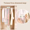 AIBEINUO 2 Pcs Garment Bags for Travel, Organza, Light and Soft Suit Bags, Clothes Storage Bags with Zipper for Storage for Clothes(58x18x110cm) view 4