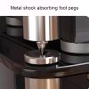 Corner Wall Shelves Tempered Glass Shelves Each Tier Has Shock-Absorbing Feet Stereo CabinetIdeal for Home Office Recording Studio(Black,60 * 40 * 38cm) view 4
