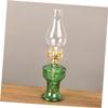 Happyyami Rustic Kerosene Lamp for Home Fuel Lamp Oil Glass Cover Vintage Style Indoor Lighting view 2
