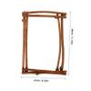 Abaodam Woven Rattan Ring Wreath Frame for Crafting Rustic Garland Pendant for Wedding Backdrop Ceremony Decoration Design for Elegant Wall Hanging Decor view 2