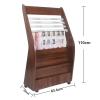 Floor Newspaper Rack Office Newspaper Rack Floor-Standing Magazine Rack Vertical Newspaper Organiser Brochure Display Rack for Newspaper and Products Exhibition Floor-Standing Magazine Rack view 2