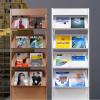 LICONG-2019 Floor Newspaper Rack Floor Data Rack Iron Newspaper Rack Multilayer Storage Display Rack Large Capacity Vertical Magazine Rack Newspaper Shelf Floor-Standing Magazine Rack(Black) view 4