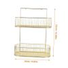 LABRIMP Wall-Mounted Spice Rack Kitchen Condiment Holder Multi-use Storage Organizer Dish Rack view 2