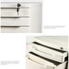 UYCVT File Cabinet Flat File Desk Organizer Furniture Filing Cabinet 2 Drawers with Lock Large Capacity Storable Bookcase view 4
