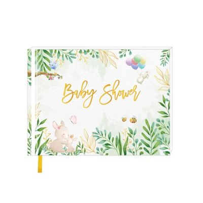 DJJSDMY Wedding Guestbook Personalized Wedding Guest Book Flower Design Line Inner Pages Wedding Receptions(Color-07)
