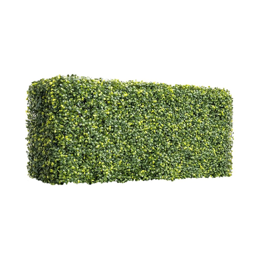 INFRANGE 126Wx36Hx6D inches Artificial Boxwood Hedge Wall, Plant Hedge Wall Room Divider, Privacy Screen, Green Plant Fake Grass Background Partition for Home Office Studio Partition