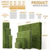 INFRANGE 126Wx36Hx6D inches Artificial Boxwood Hedge Wall, Plant Hedge Wall Room Divider, Privacy Screen, Green Plant Fake Grass Background Partition for Home Office Studio Partition view 3
