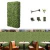 INFRANGE 18Wx72Hx6D inches Artificial Boxwood Hedge Wall, Plant Hedge Wall Room Divider, Privacy Screen, Green Plant Fake Grass Background Partition for Home Office Studio Partition (White) view 1