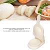 Dumpling Mold Press, ABS Portable Dumpling Maker, Dumpling Making Tool for Wonton, Rolls, Potsticker, Fruit Pies, Dough Stamp Cutter for Home Kitchen Cooking (White) view 3